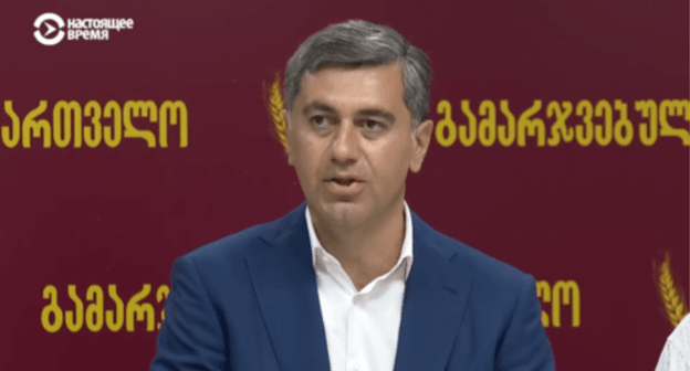 Ираклий Окруашвили. Скриншот видео https://www.currenttime.tv/a/30077459.html