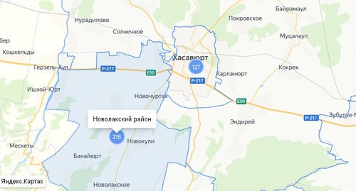Фрагмент карты с числом случаев COVID-19 в муниципалитетах Дагестана. Скриншот https://mydagestan.e-dag.ru/ Фрагмент карты с числом случаев COVID-19 в муниципалитетах Дагестана. Скриншот https://mydagestan.e-dag.ru/