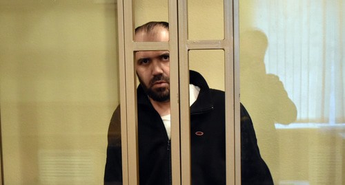 Сайедшох Убайдов на оглашении приговора. Фото Константина Волгина для "Кавказского узла" Сайедшох Убайдов на оглашении приговора. Фото Константина Волгина для "Кавказского узла"