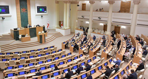 Заседание парламента Грузии. Фото: пресс-служба парламента / parliament.ge Заседание парламента Грузии. Фото: пресс-служба парламента / parliament.ge