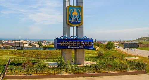 Стелла в Избербаше. Фото пресс-службы администрации города Стелла в Избербаше. Фото пресс-службы администрации города