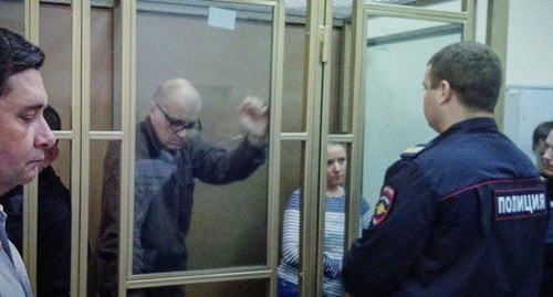 Олег Железнов на оглашении приговора. Фото Константина Волгина для "Кавказского узла"
Олег Железнов на оглашении приговора. Фото Константина Волгина для "Кавказского узла"