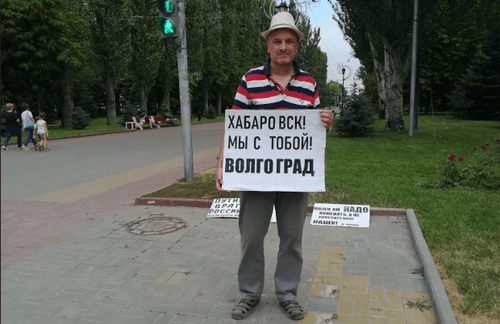 Активист Владимир Тельпук. Фото Татьяны Филимоновой для "Кавказского узла". Активист Владимир Тельпук. Фото Татьяны Филимоновой для "Кавказского узла".