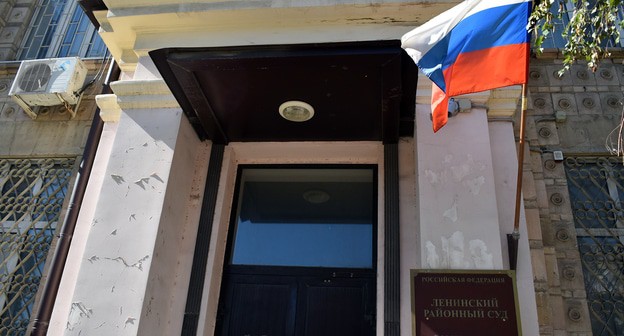 Вход в Ленинский райсуд Ростова-на-Дону, август 2020 года. Фото Константина Волгина для "Кавказского узла"  

