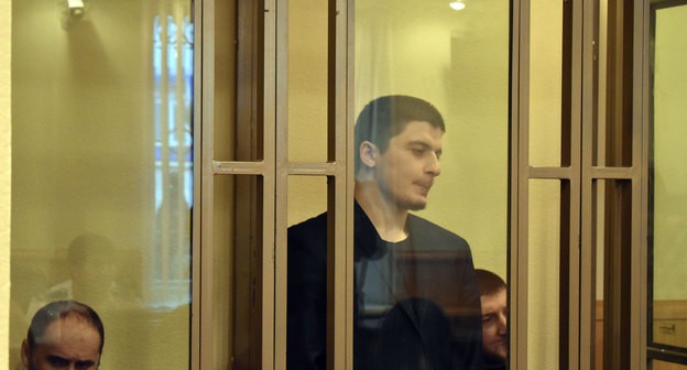 Хидирнаби Казуев в зале суда. Фото Константина Волгина для "Кавказского узла"
