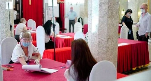 Голосование  в Краснодарском крае 11.09.2020. Фото: пресс-служба администрации Краснодарского края
