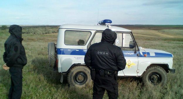 Сотрудники полиции. Октябрь 2019 года. Фото Валерия Люгаева для "Кавказского узла"