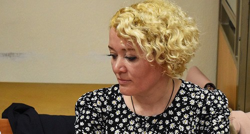 Анастасия Шевченко в суде. Март 2020 года. Фото Константина Волгина для "Кавказского узла" Анастасия Шевченко в суде. Март 2020 года. Фото Константина Волгина для "Кавказского узла"
