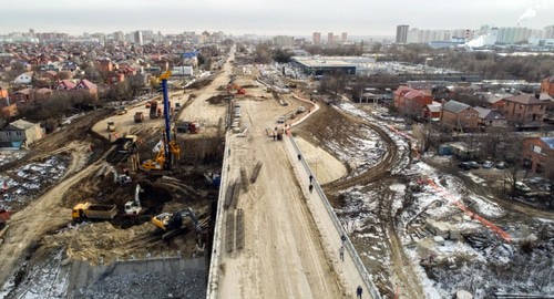 Строительство моста на улице Малиновского в Ростове-на-Дону. Фото пресс-слудбы администрации https://rostov-gorod.ru/press_room/news/8889/122631/ Строительство моста на улице Малиновского в Ростове-на-Дону. Фото пресс-слудбы администрации https://rostov-gorod.ru/press_room/news/8889/122631/
