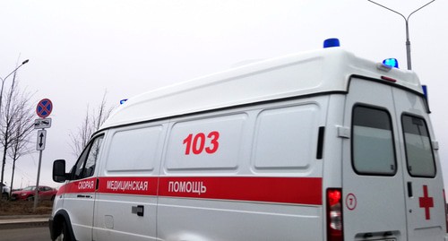 Автомобиль скорой помощи. Фото Нины Тумановой для "Кавказского узла" Автомобиль скорой помощи. Фото Нины Тумановой для "Кавказского узла"