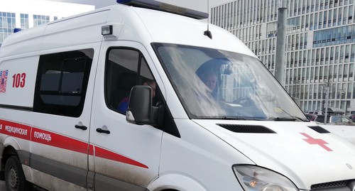 Автомобиль скорой помощи. Фото Нины Тумановой для "Кавказского узла" Автомобиль скорой помощи. Фото Нины Тумановой для "Кавказского узла"
