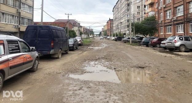 Улица Ратной Славы в поселке Российском Краснодара © Фото Анастасии Паньковой, Юга.ру
