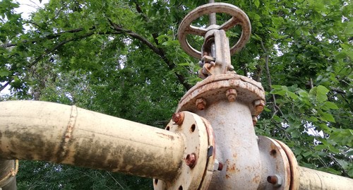Кран распределения подачи газа. Фото Нины Тумановой для "Кавказского узла" Кран распределения подачи газа. Фото Нины Тумановой для "Кавказского узла"