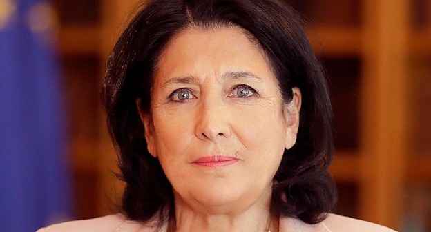 Саломе Зурабишвили. Фото Giorgi Abdaladze  https://ru.wikipedia.org/wiki/Зурабишвили,_Саломе_Левановна
