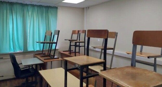 Пустой школьный класс. Фото Нины Тумановой для "Кавказского узла"