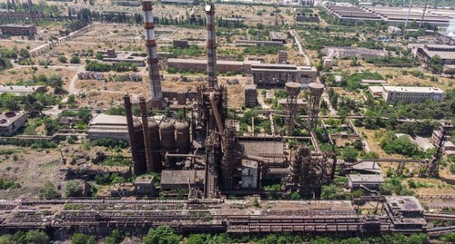 Металлургический завод в Рустави. Фото: Helios40 http://wikimapia.org/ Металлургический завод в Рустави. Фото: Helios40 http://wikimapia.org/
