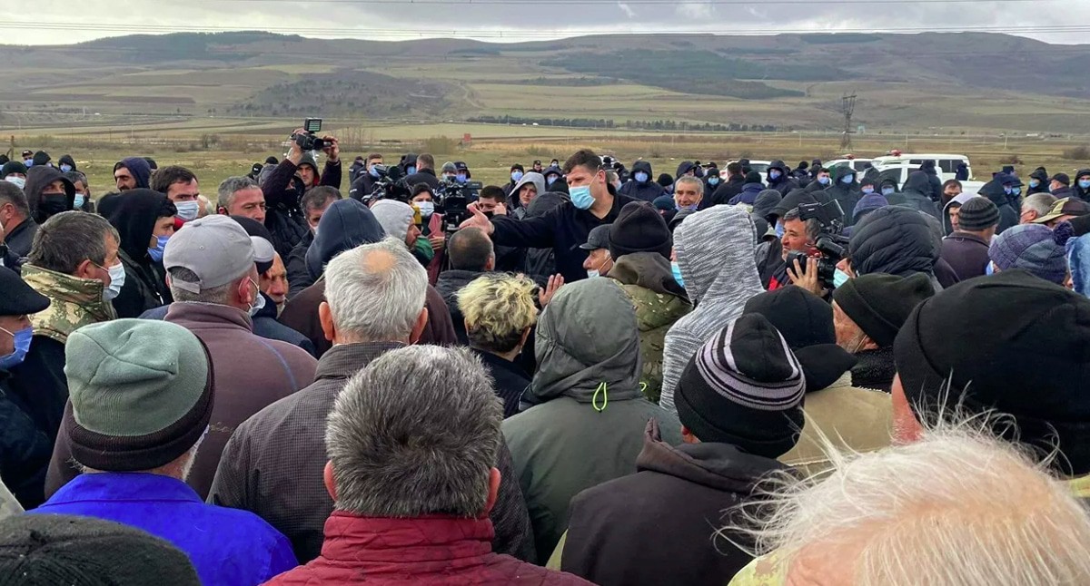 Акция села Зегдулети Горийского района. Фото: Facebook / Shida Kartli Information Center https://www.facebook.com/Qartli.ge/photos/pcb.4652790931437117/4652790511437159 Акция села Зегдулети Горийского района. Фото: Facebook / Shida Kartli Information Center https://www.facebook.com/Qartli.ge/photos/pcb.4652790931437117/4652790511437159