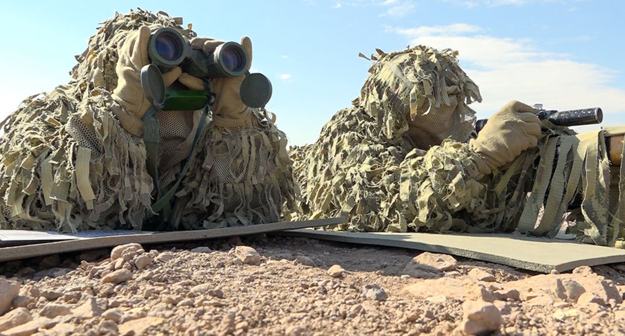 Военнослужащие азербайджанской армии. Фото пресс-службы МО Азербайджана Военнослужащие азербайджанской армии. Фото пресс-службы МО Азербайджана