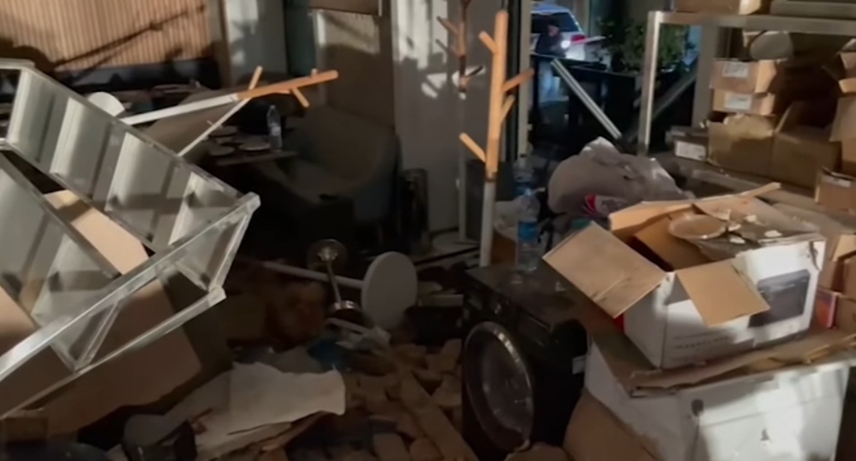 Последствия взрыва в бакинском ночном клубе. Кадр видео пресс-службы МЧС Азербайджана https://www.youtube.com/watch?v=yBCdGz1qlnc Последствия взрыва в бакинском ночном клубе. Кадр видео пресс-службы МЧС Азербайджана https://www.youtube.com/watch?v=yBCdGz1qlnc