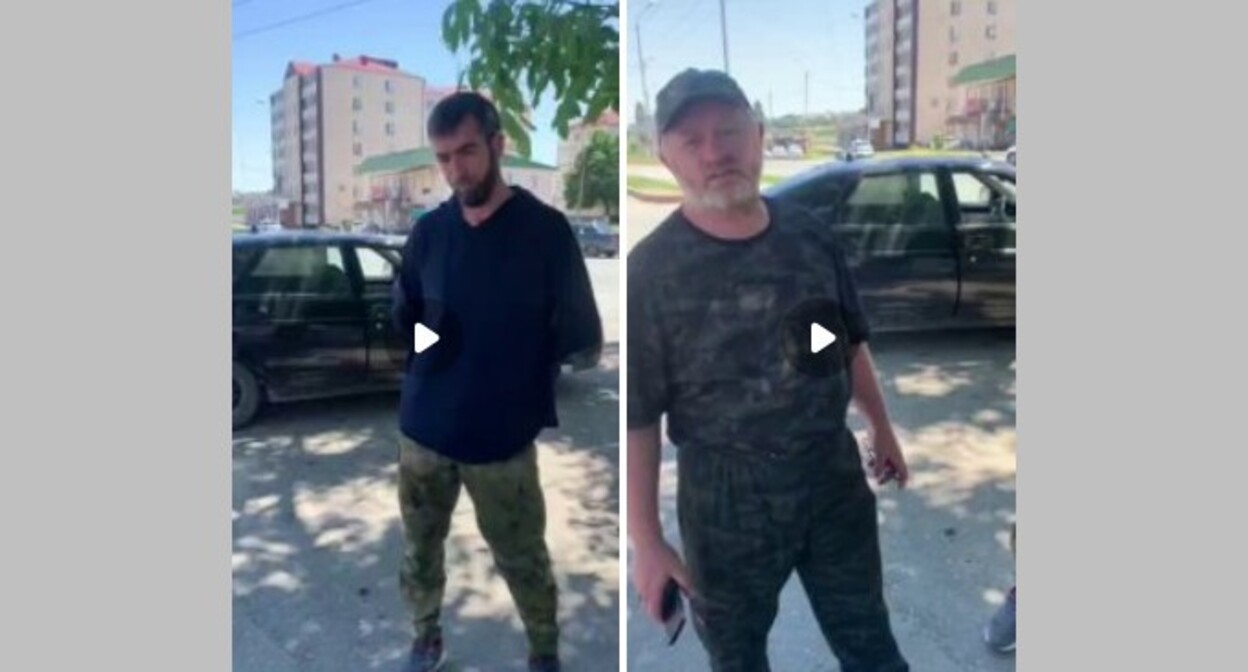 Добровольны, записавшие Кадырову обращение о проблемах с выплатами и медпомощью после возвращения с Украины. Скриншот сообщения https://t.me/khasan_khalitov_99/2809?single Добровольны, записавшие Кадырову обращение о проблемах с выплатами и медпомощью после возвращения с Украины. Скриншот сообщения https://t.me/khasan_khalitov_99/2809?single