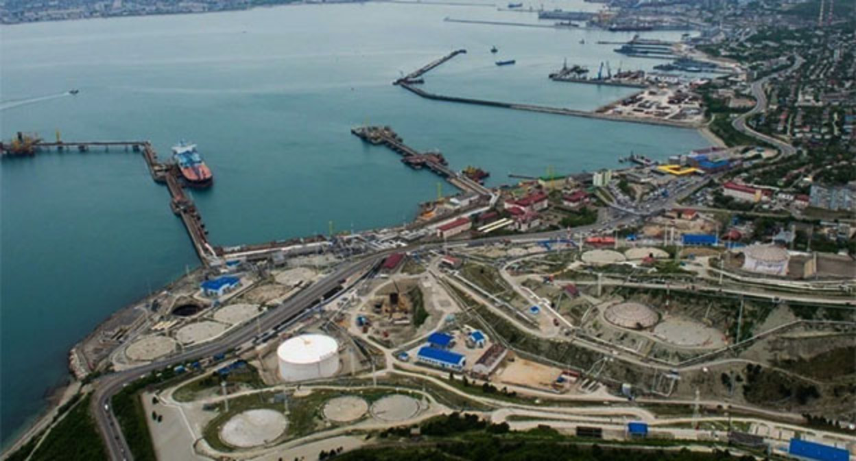 Морской терминал Каспийского трубопроводного консорциума в Новороссийске. Фото Фото с сайта КТК
Морской терминал Каспийского трубопроводного консорциума в Новороссийске. Фото Фото с сайта КТК