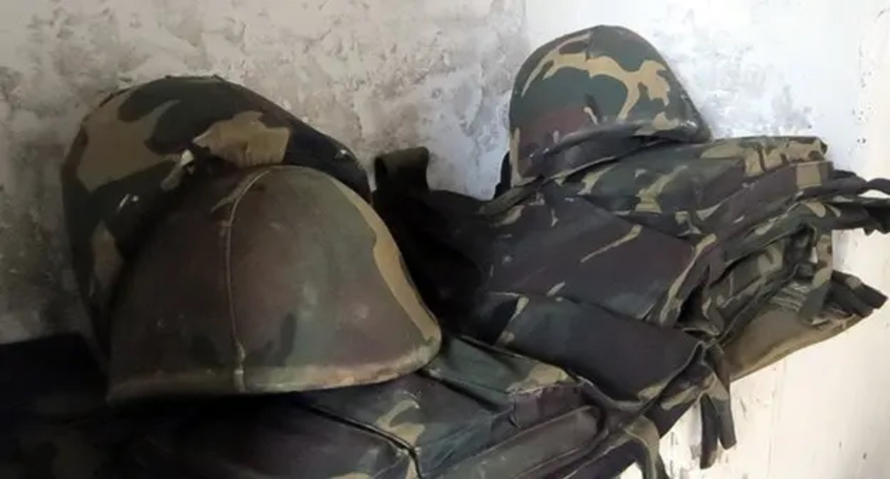 Военная экипировка. Фото Алвард Григорян для "Кавказского узла" Военная экипировка. Фото Алвард Григорян для "Кавказского узла"