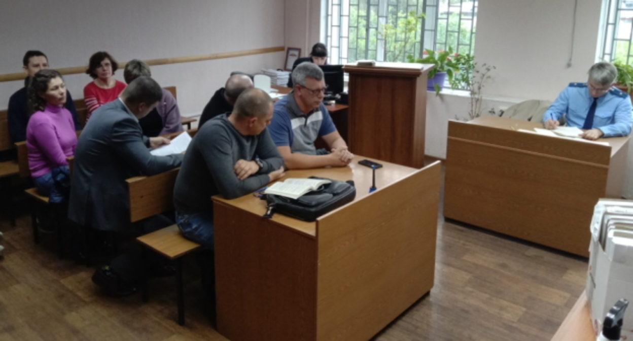 Участники судебного процесса по делу ЖК "Европейский". Фото В. Ященко для "Кавказского узла". Участники судебного процесса по делу ЖК "Европейский". Фото В. Ященко для "Кавказского узла".
