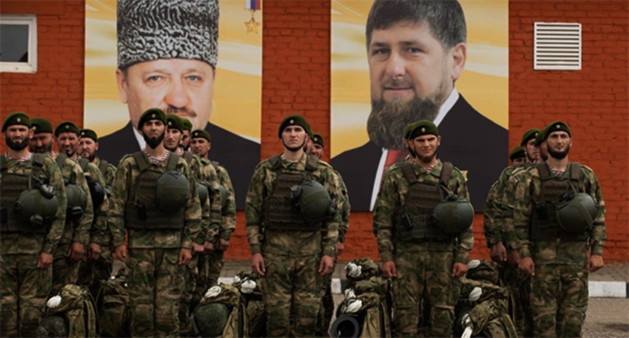 Чеченские военнослужащие. Фото: Грозный-Информ https://www.grozny-inform.ru/ Чеченские военнослужащие. Фото: Грозный-Информ https://www.grozny-inform.ru/