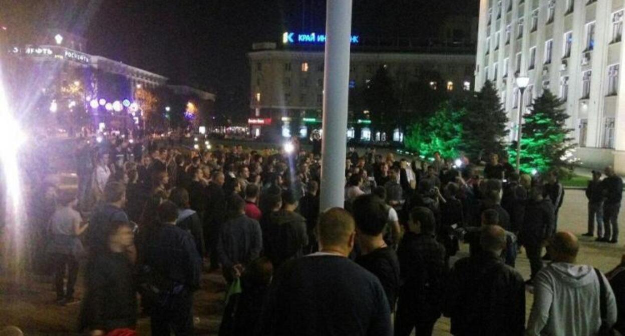 Акция против частичной мобилизации в Краснодаре. Фото из Телеграм-канала t.me/protest_krasnodar Акция против частичной мобилизации в Краснодаре. Фото из Телеграм-канала t.me/protest_krasnodar