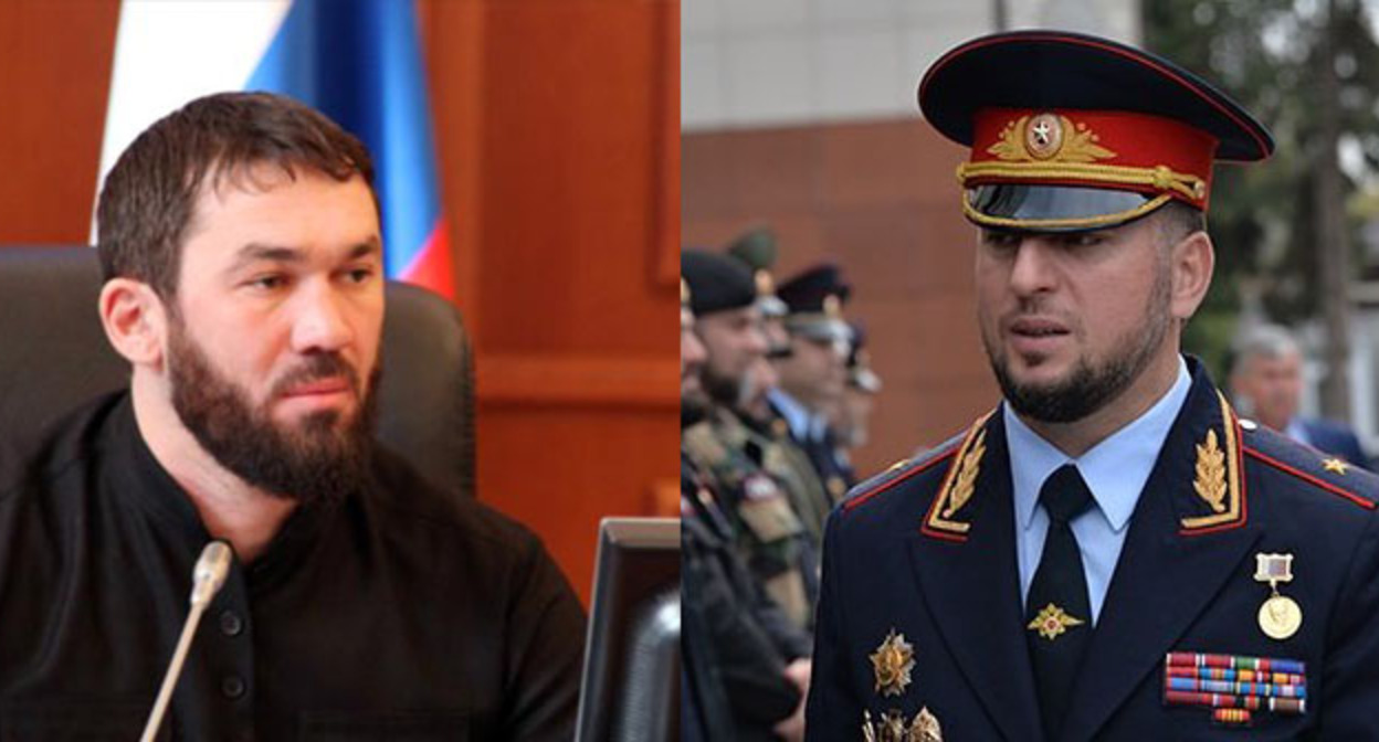 Магомед Даудов (слева) и Апти Алаудинов. Коллаж "Кавказского узла" Фото: "Грозный-информ" https://www.grozny-inform.ru Магомед Даудов (слева) и Апти Алаудинов. Коллаж "Кавказского узла" Фото: "Грозный-информ" https://www.grozny-inform.ru