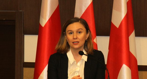 Ната Коридзе. Фото: пресс-служба Национальной военной академии Грузии, https://eta.edu.ge/en/news/read/748/saertashoriso-kvireulis-dakhurva-erovnul-tavdatsvis-akademiashi Ната Коридзе. Фото: пресс-служба Национальной военной академии Грузии, https://eta.edu.ge/en/news/read/748/saertashoriso-kvireulis-dakhurva-erovnul-tavdatsvis-akademiashi
