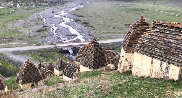 Даргавский некрополь. Фото: Тамара Агкацева для "Кавказского узла" Даргавский некрополь. Фото: Тамара Агкацева для "Кавказского узла"