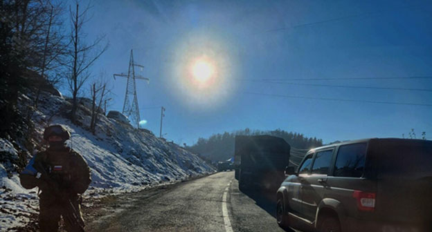 Блокировка Лачинского коридора. Фото: 
https://armeniatoday.news