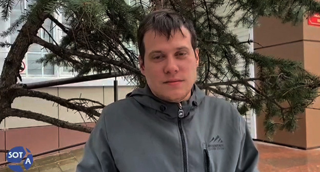 Степан Косолапов. Скриншот https://t.me/ovdinfolive/18381 Степан Косолапов. Скриншот https://t.me/ovdinfolive/18381