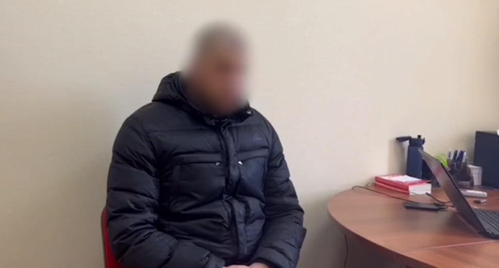 Задержанный по делу об убийстве Видади Марданова. Кадр видео управления СКР по Дагестану https://t.me/dagestan_sledcom05/966 Задержанный по делу об убийстве Видади Марданова. Кадр видео управления СКР по Дагестану https://t.me/dagestan_sledcom05/966