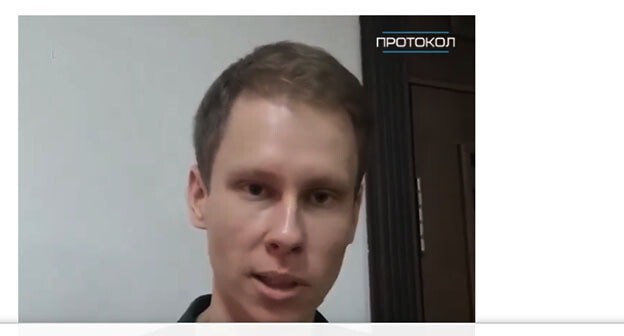 Денис Ночевка. Скриншот видео https://protokol.band/2021/09/24/sud-oshtrafoval-aktivista/ Денис Ночевка. Скриншот видео https://protokol.band/2021/09/24/sud-oshtrafoval-aktivista/