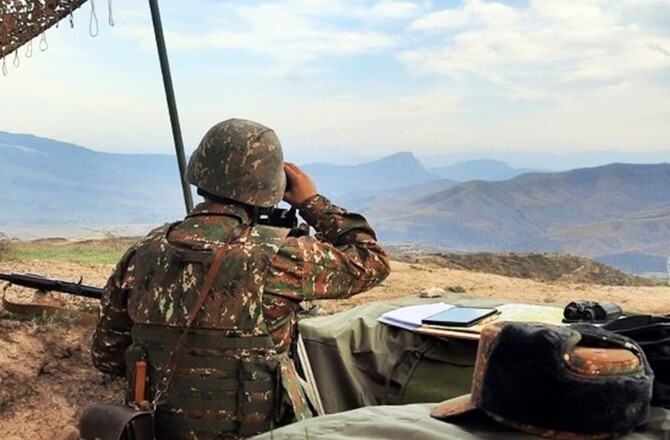На линии соприкосновения в Нагорном Карабахе. Фото: mil.am На линии соприкосновения в Нагорном Карабахе. Фото: mil.am