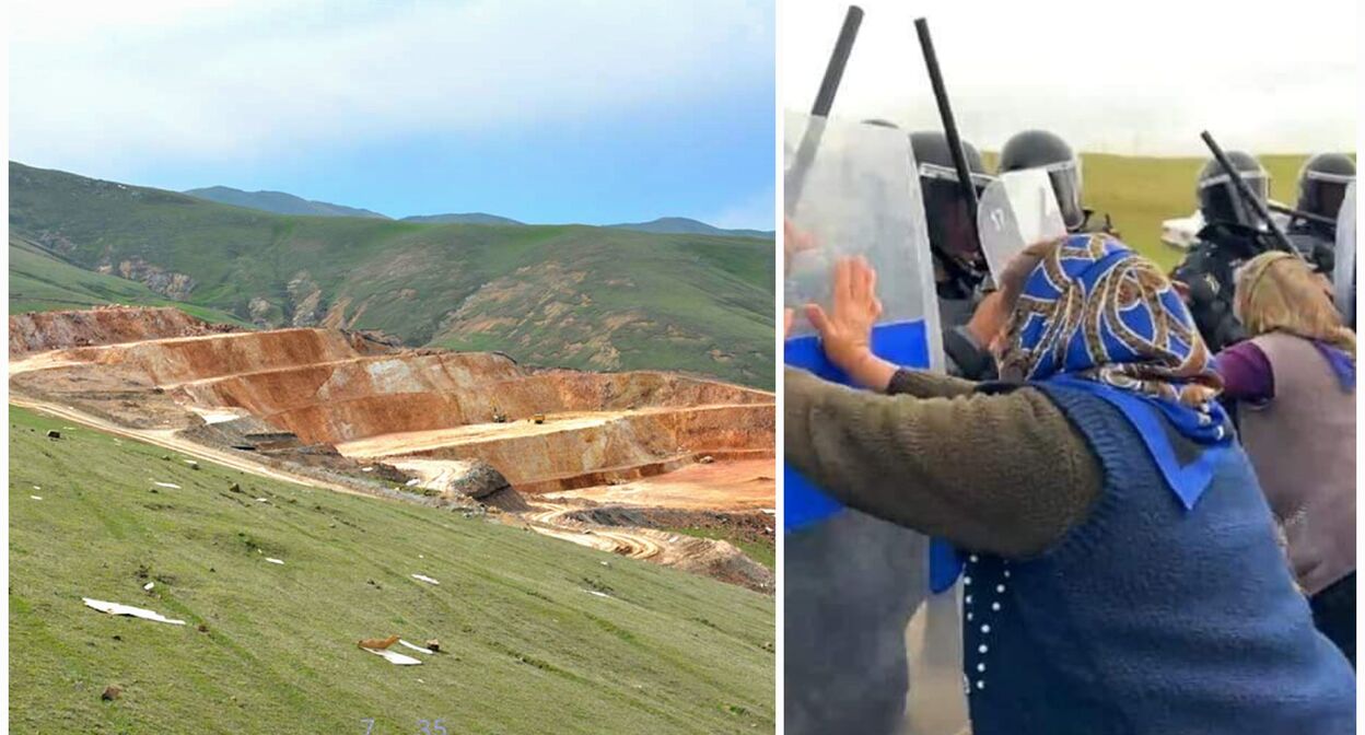 Коллаж "Кавказского узла".Фотомhttps://www.agos.com.tr/tr/yazi/28848/azerbaycan-da-soyudlu-koyu-sakinleri-cevre-mucadelesi-veriyor и
https://www.angloasianmining.com/operations/gedabek-contract-area
