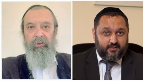 Гершон Мейр Бурштейн. Стоп-кадр видеозаписи на странице в Facebook*, https://www.facebook.com/gburshtein/videos/270372049296574
Замир Исаев. Стоп-кадр видео в микроблоге X, https://twitter.com/RabbiZamir/status/1709968664802242619