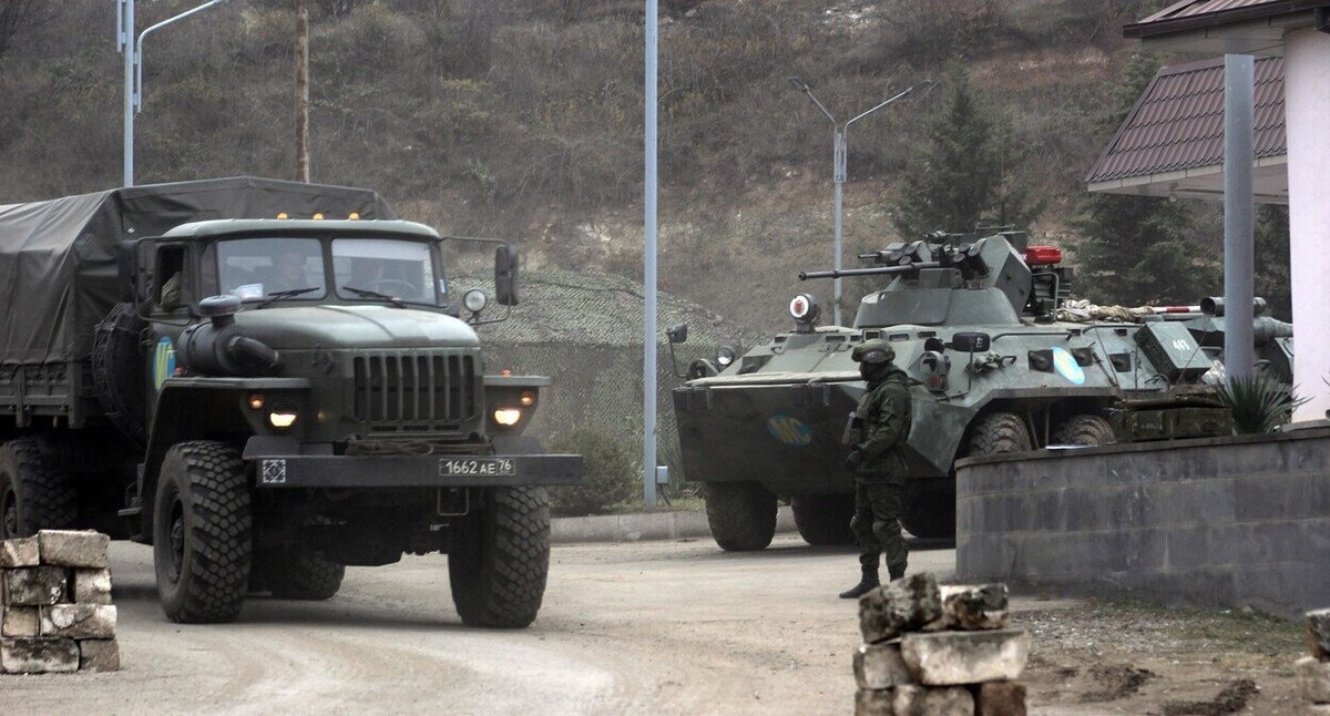 Российские миротворцы в Нагорном Карабахе, сентябрь 2023 год. Фото Армине Мартиросян для "Кавказского узла" Российские миротворцы в Нагорном Карабахе, сентябрь 2023 год. Фото Армине Мартиросян для "Кавказского узла"