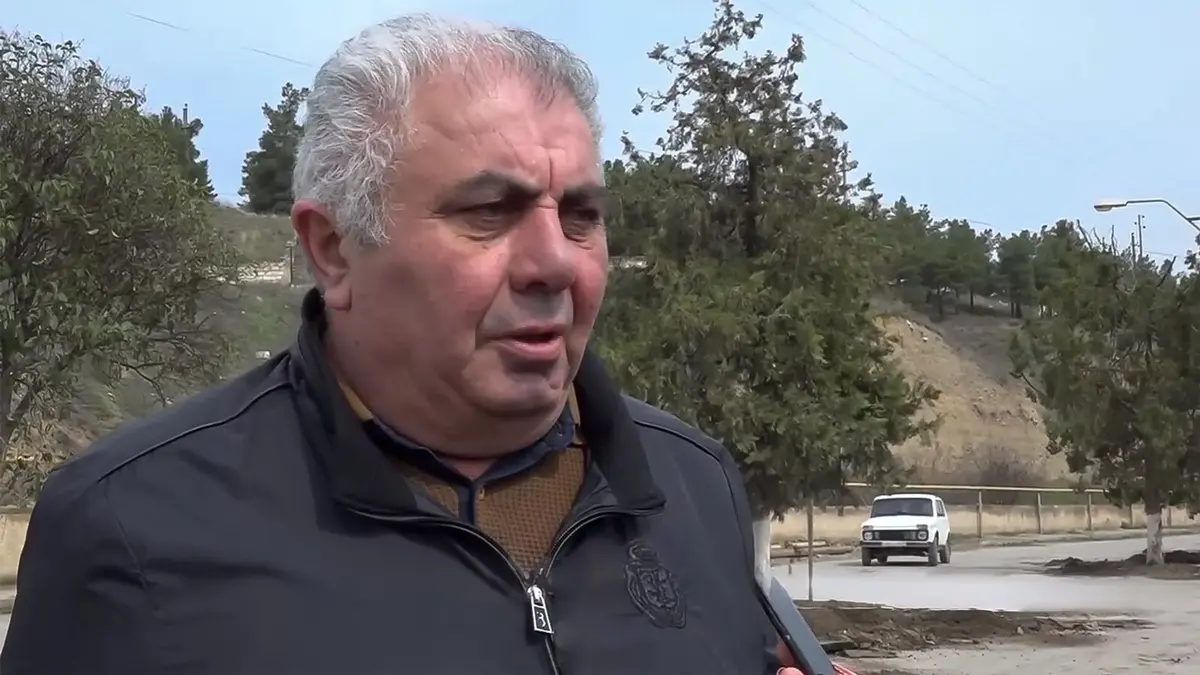 Миша Гюрджян. Скриншот видео Artsakh TV Миша Гюрджян. Скриншот видео Artsakh TV