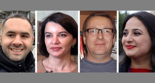 Сотрудники Abzas Media Ульви Гасанли, фото: https://tlgrm.ru/channels/@Bagramyan26/54388, Севиндж Вагифгызы, кадр видео Amerikanın Səsi / YouTube www.youtube.com/watch?v=MXAHM9xLj6Y, Хафиз Бабалы, фото: Институт свободы и безопасности репортеров https://www.irfs.org/news-feed/real-movement-member-questioned-by-police-over-a-planned-roundtable-event-january-22, Наргиз Абсаламова, фото: Ульвия Али, Mеydan.tv. Коллаж "Кавказского узла". Сотрудники Abzas Media Ульви Гасанли, фото: https://tlgrm.ru/channels/@Bagramyan26/54388, Севиндж Вагифгызы, кадр видео Amerikanın Səsi / YouTube www.youtube.com/watch?v=MXAHM9xLj6Y, Хафиз Бабалы, фото: Институт свободы и безопасности репортеров https://www.irfs.org/news-feed/real-movement-member-questioned-by-police-over-a-planned-roundtable-event-january-22, Наргиз Абсаламова, фото: Ульвия Али, Mеydan.tv. Коллаж "Кавказского узла".