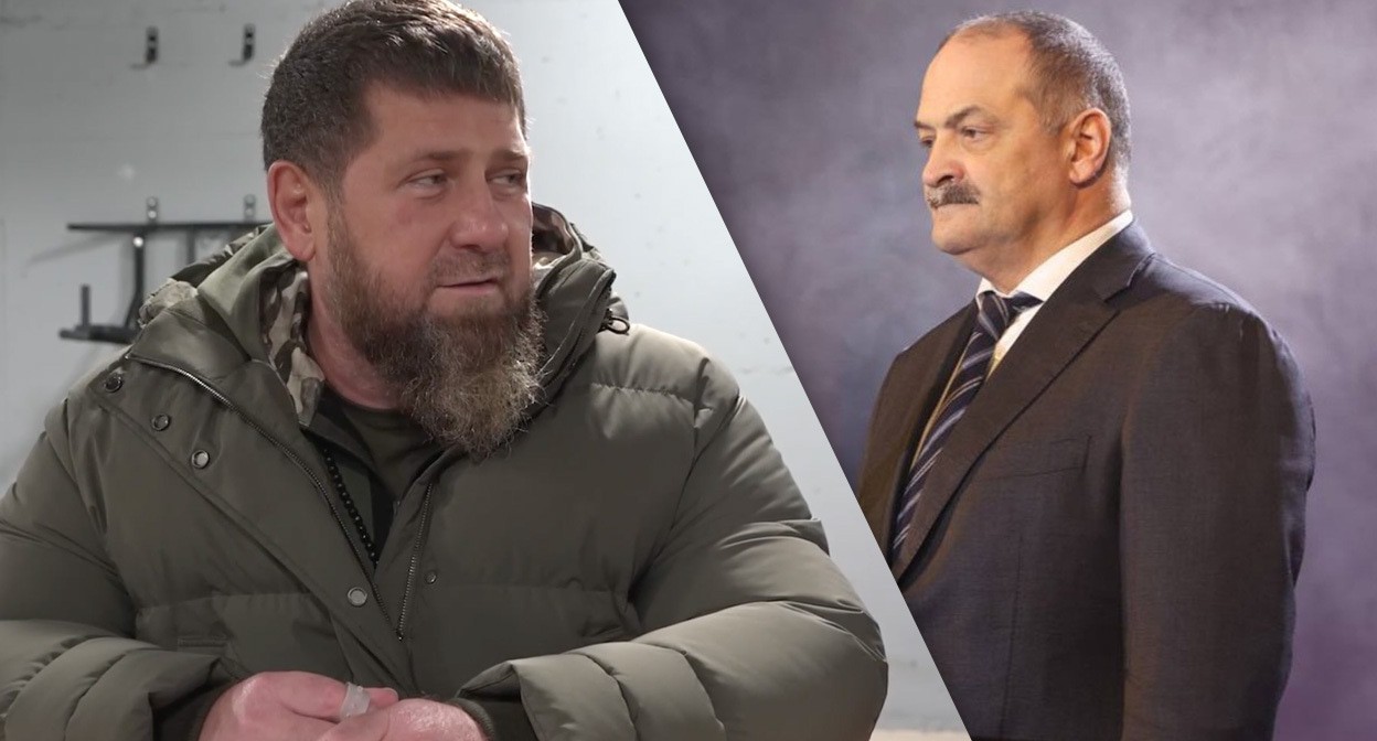 Кадыров и Меликов. Фото: https://t.me/melikov05
Скриншот из видео: https://t.me/RKadyrov_95