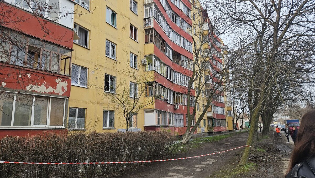 Дом на улице Лизы Чайкиной в Таганроге после ночной атаки БПЛА. Скриншот публикации в телеграм-канале главы Таганрога Светланы Камбуловой https://t.me/KambulovaSvetlana/5176