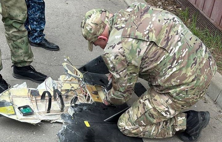 Саперы обезвредили БПЛА в Аксае. Скриншот публикации в телеграм-канале врио губернатора Ростовской области Юрия Слюсаря https://t.me/Yuri_Slusar/2000