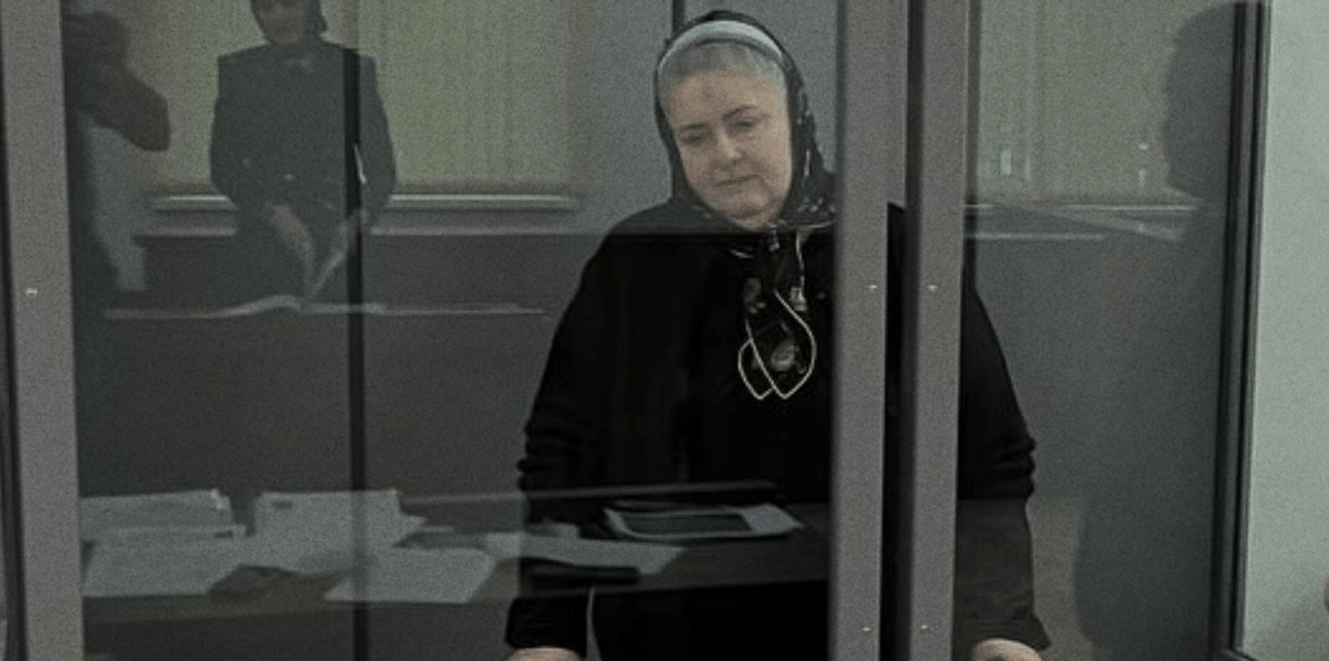 Зарема Мусаева в суде. Скриншот фото из Telegram-канала Команды против пыток (признана иноагентом) от 21.03.25, https://t.me/no_torture/3573.