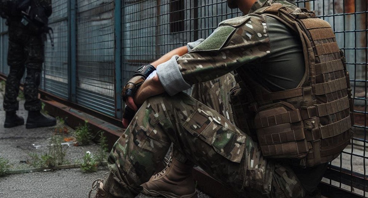 Военный на СВО. Иллюстрация создана «Кавказским узлом» с помощью ИИ в программе Copilot