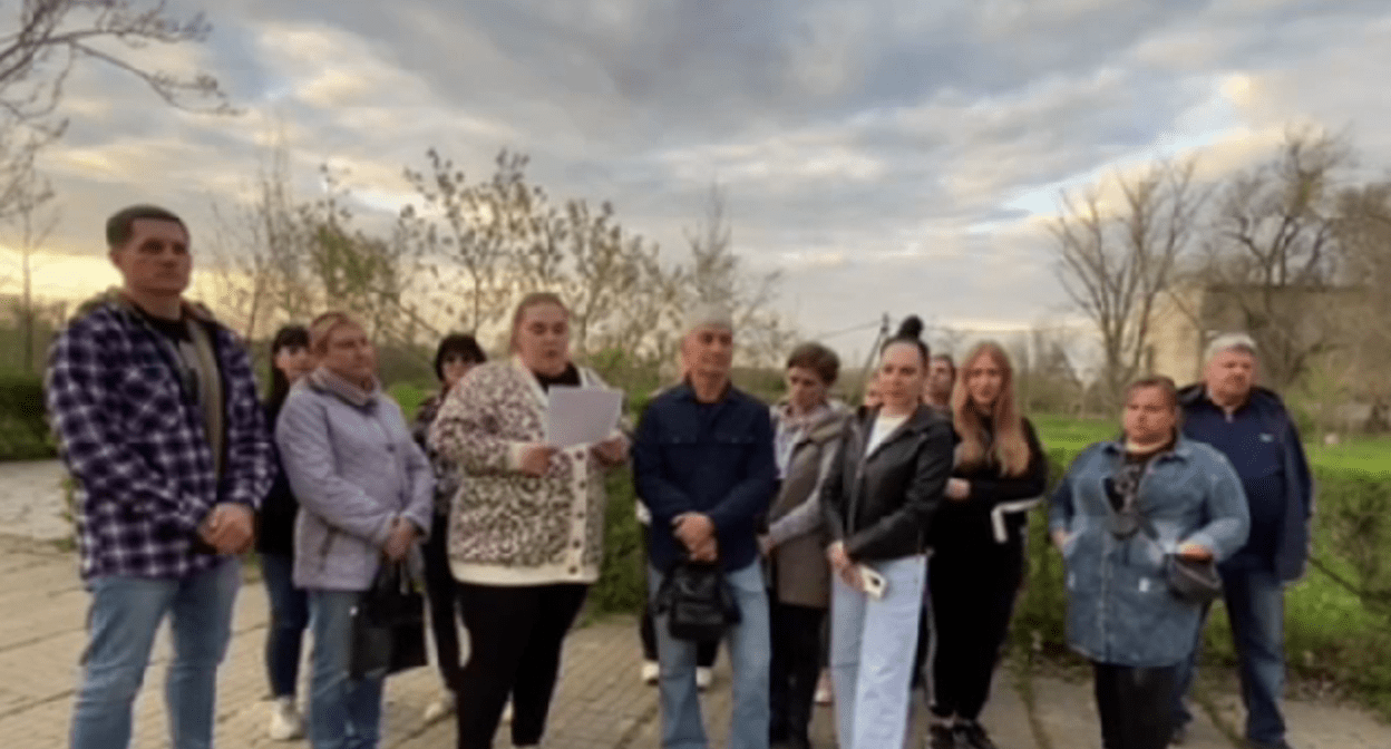 Участники обращения к Путину и Лукашенко (видео имеется в распоряжении "Кавказского узла").