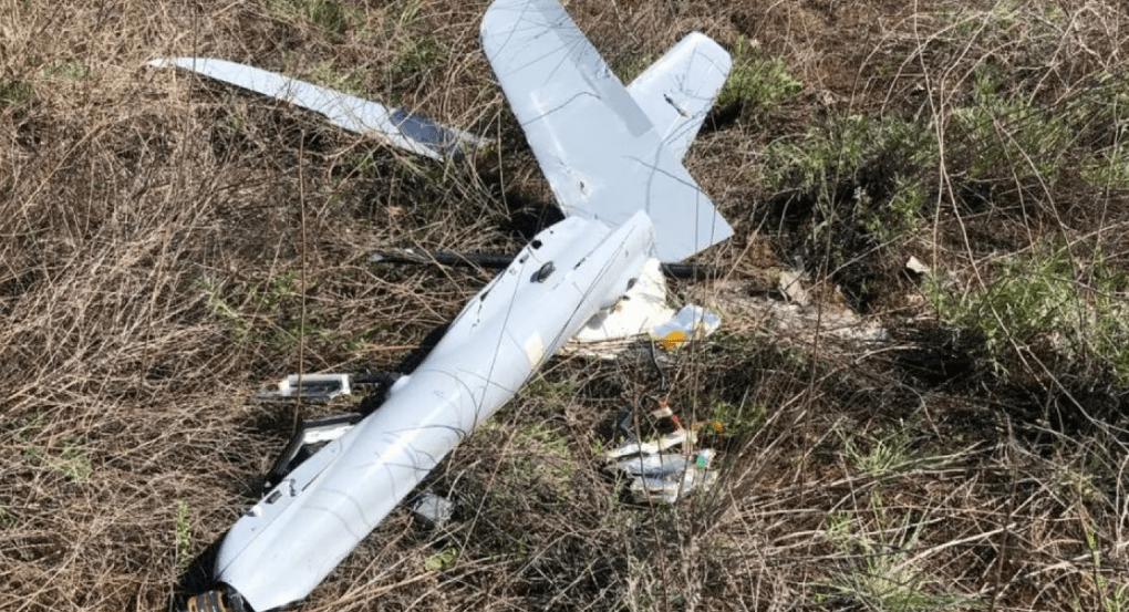 Сбитый беспилотник. Скриншот фото https://www.ridus.ru/ocherednoj-dron-vsu-sbit-nad-belgorodskoj-oblastyu-439558.html