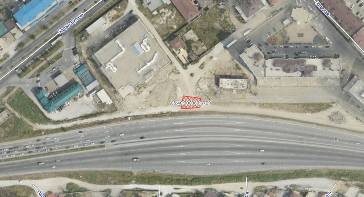 Спорный участок. Скриншот фото из Telegram-канала Юсупа Умавова от 27.04.25, https://t.me/YusupUmavow/5083.